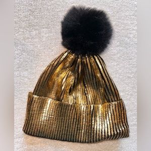 Warm Winter Gold Hat